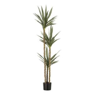 Künstliche Pflanze/Dekoration Yucca 155 cm Grün